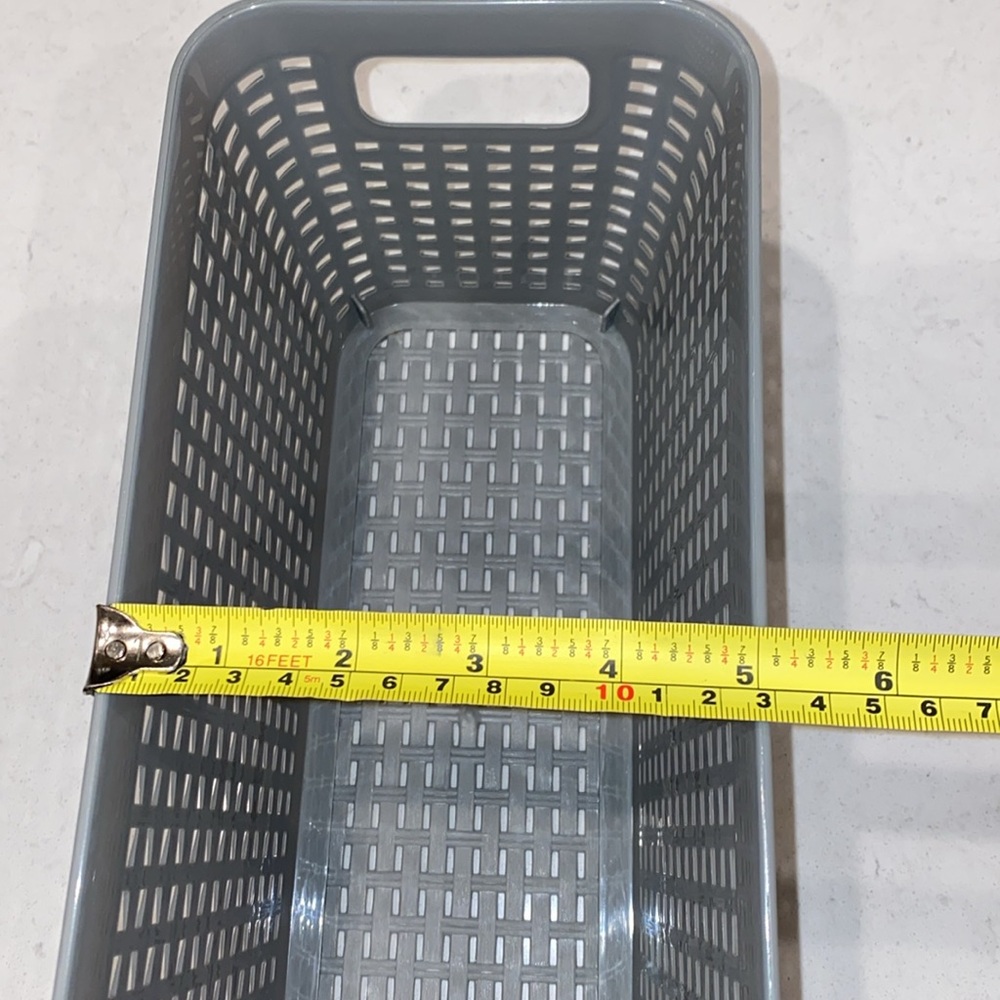 Silver Woven Storage Basket - Picture 7 of 10